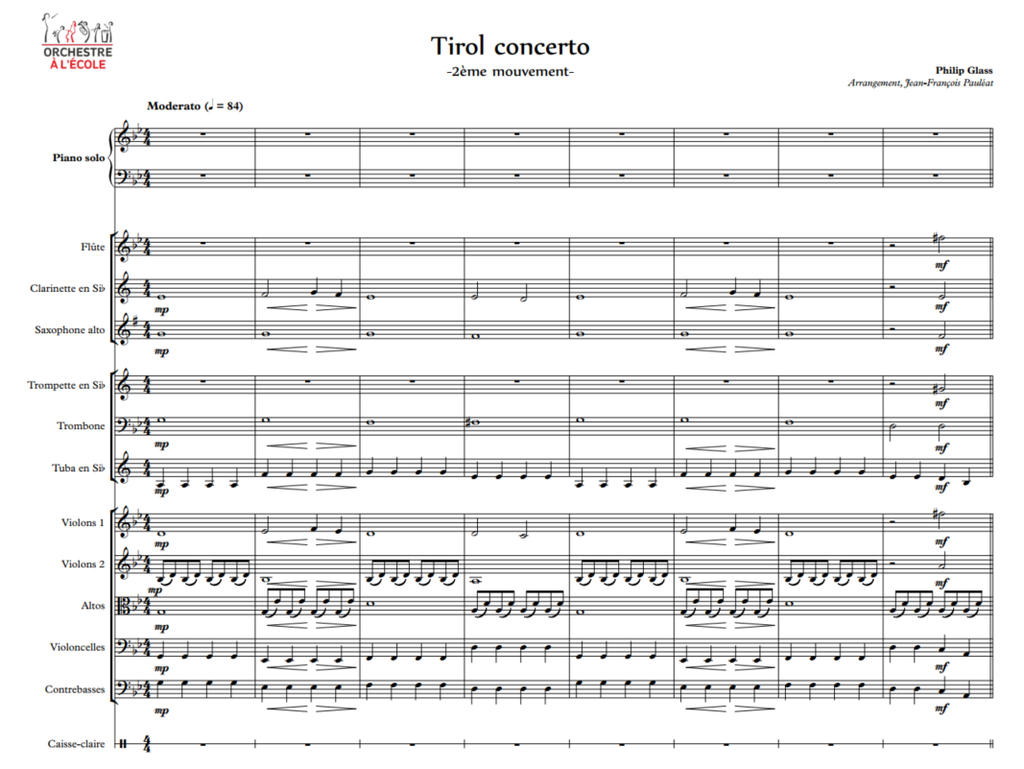 Tirol Concerto - 2e mvt Symphonique