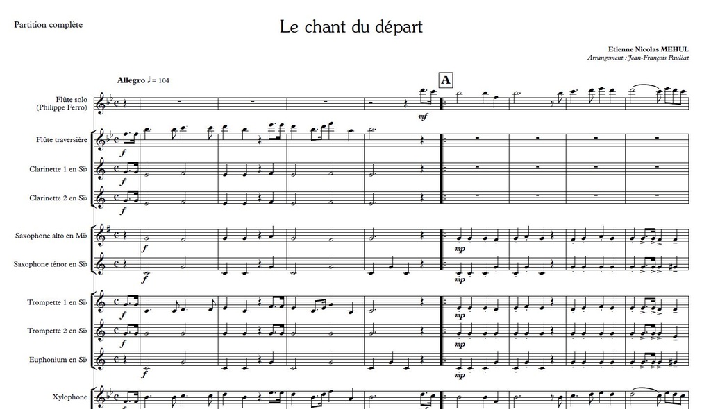 Le Chant du départ
