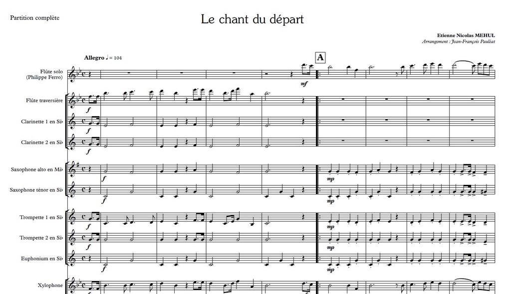 Le Chant du départ