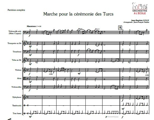 Marche pour la cérémonie des Turcs