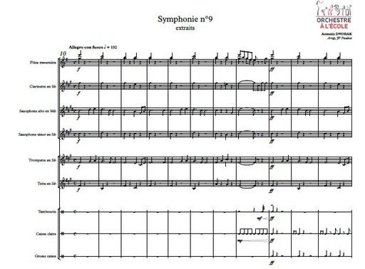 Symphonie n° 9 - Dvorak (3 extraits)