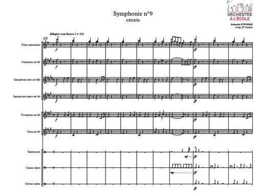 Symphonie n° 9 - Dvorak (3 extraits)